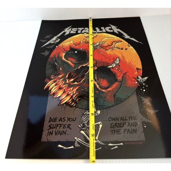 Metallica Heavy Metal Band Artwork Print 10x8" Cardstock Wall Art NEW - Picture 3 of 4